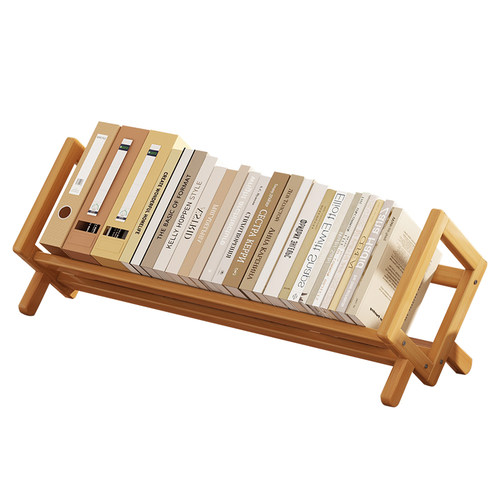 桌面书架放飘窗收纳置物架窗台边立架组合小型书柜办公室桌上简易 - 图3