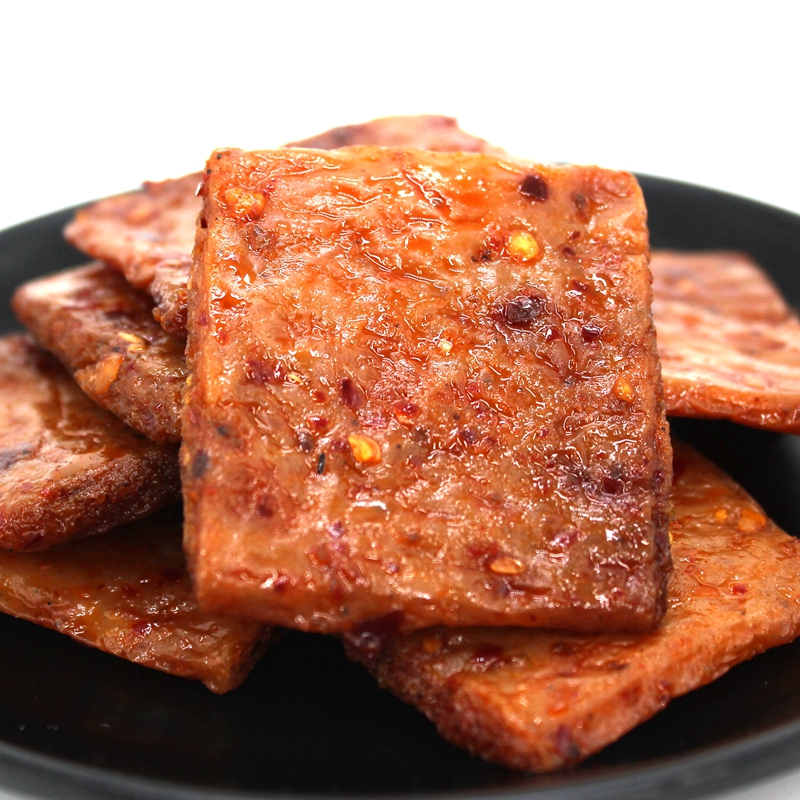 A客卤香豆串豆干豆腐干素肉怀旧风味小吃休闲食品豆制品麻辣零食-图1