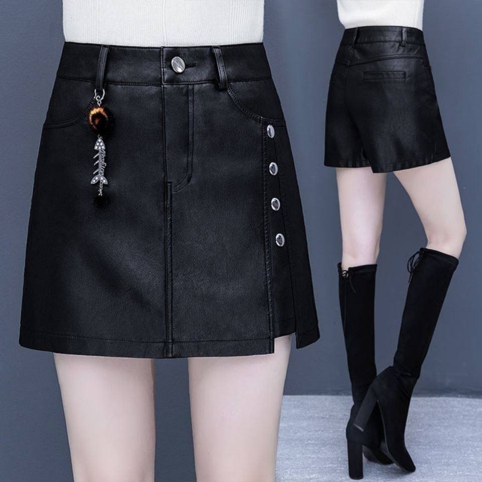 2021秋冬新款a字裙包臀裤半身裙 派纯雪半身裙