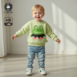 小猪大卫加绒儿童卫衣套装