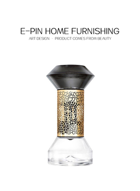 E-Pin 逸品家居床头柜软装样板间设计陈列桌面轻奢摆件香薰台灯