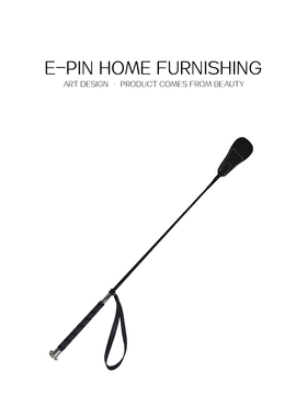 E-Pin 逸品家居衣帽间摆件软装样板间头模马头黑色马术服装饰画