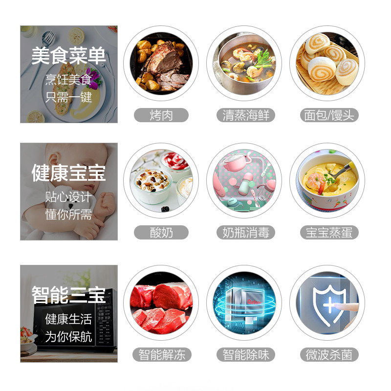格兰仕家用小型手机智控变频r6烤箱 格兰仕物产微波炉