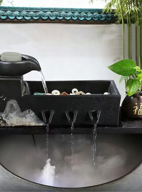 鱼缸过滤器流水循环摆件