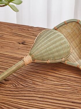 竹编制品大全漏勺厨房家