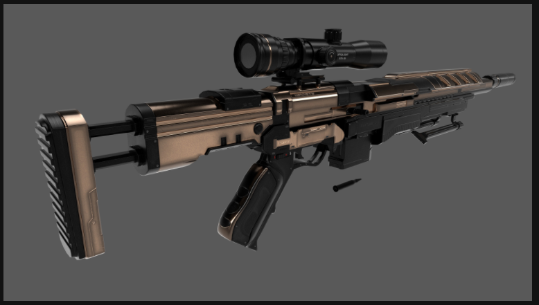 UE4远程狙击瞄准UE5道具 Sniper Rifle'Rattlesnake'-图2