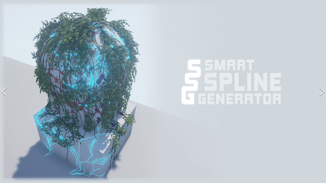 UE4条状UE5智能生成蓝图 Smart Spline Generator - 图0