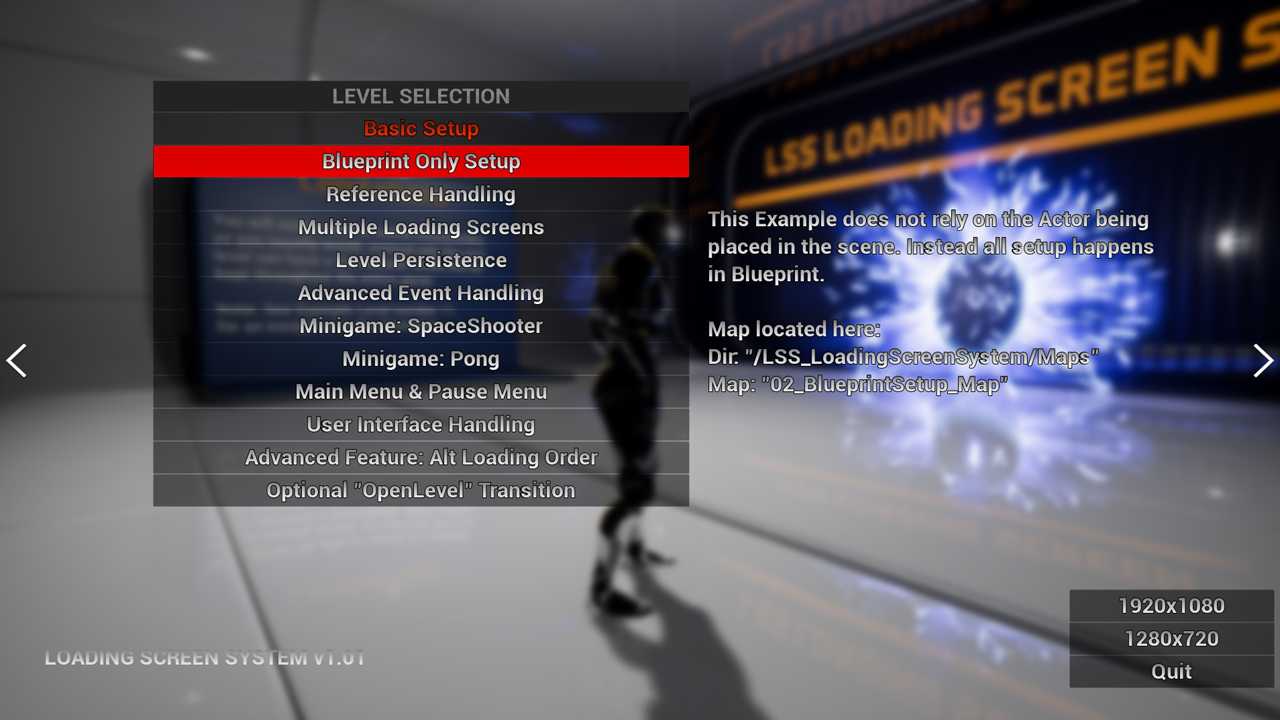 UE4等待进入系统UE5加载屏幕蓝图 Loading Screen System - 图1