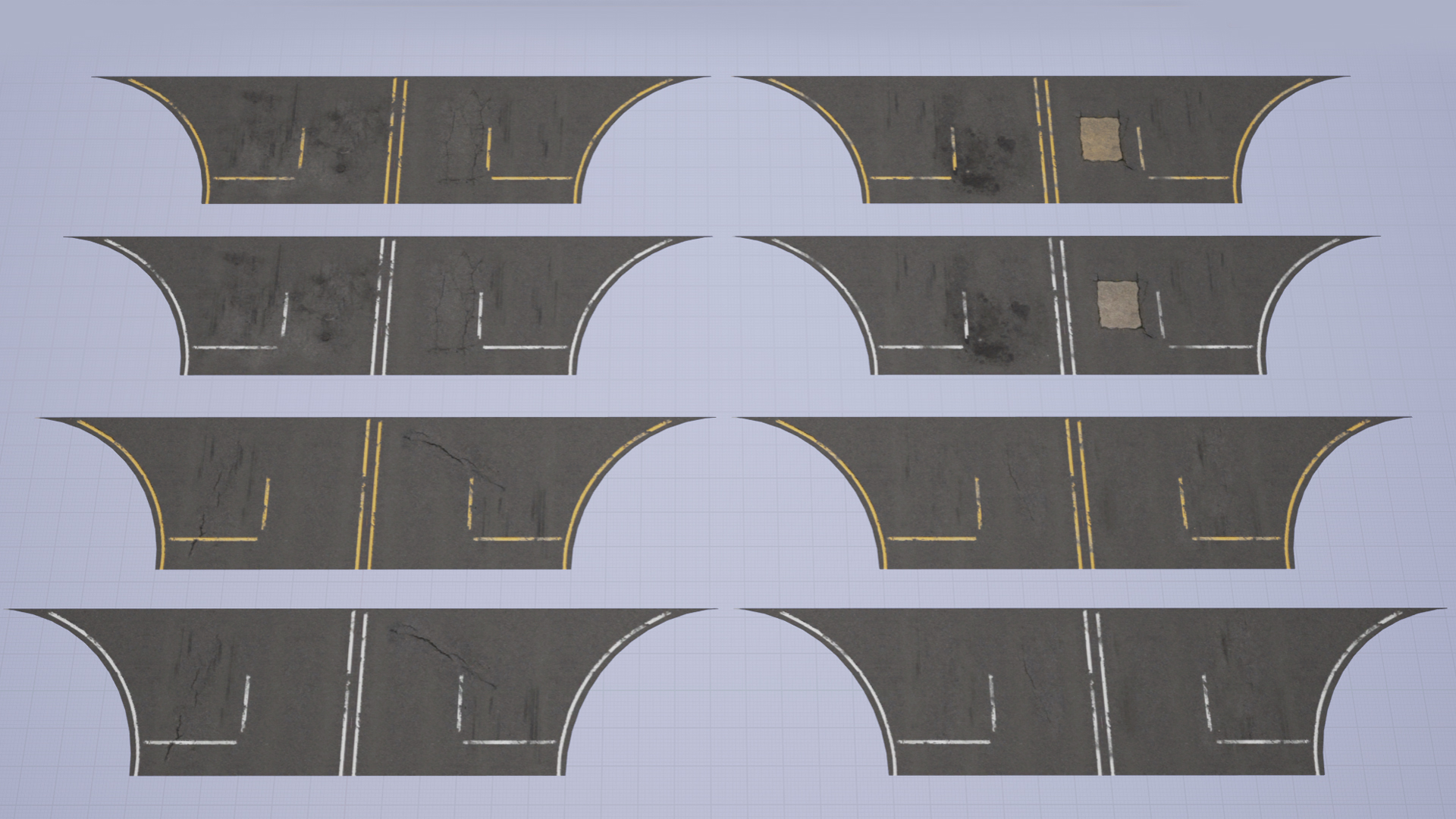 UE4街道道路马路UE5公路模型 Street Creator Set - 图1