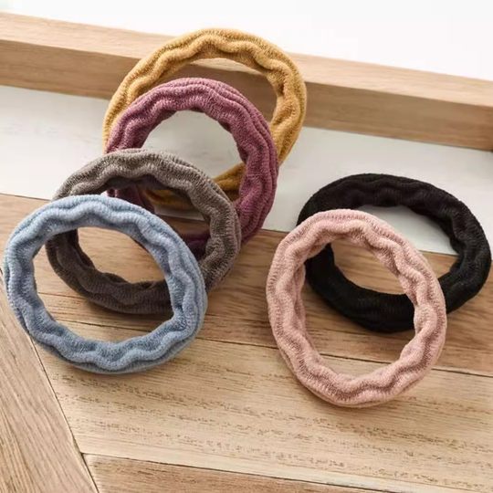 40 pieces of Korean adult thick rubber band hair ties high elastic rubber band hair ties for girls to tie their hair without seams.