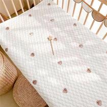 Ice silk mat baby soft XI baby breathable sweaty summer cold sensation bed linen New kindergarten mat for children