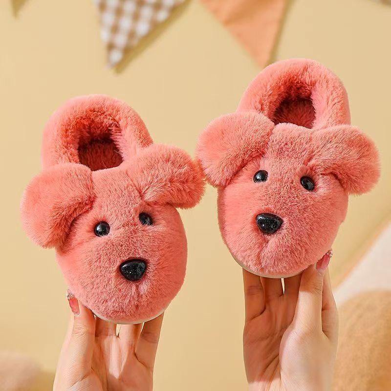 秋冬天包跟软底儿童棉拖鞋室内保暖防滑毛绒棉鞋小孩女宝宝家居鞋,淘宝优惠券,粉丝福利购,淘宝优惠卷