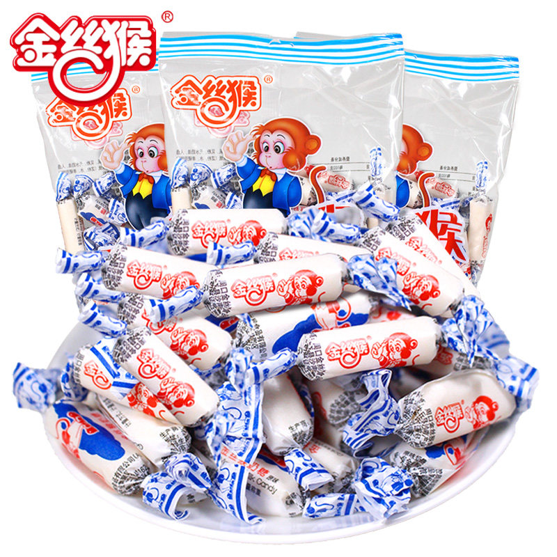 3袋金丝猴奶糖118g 清仓牛奶糖婚庆糖果经典牛奶喜糖批发零售奶糖,淘宝优惠券,粉丝福利购,淘宝优惠卷