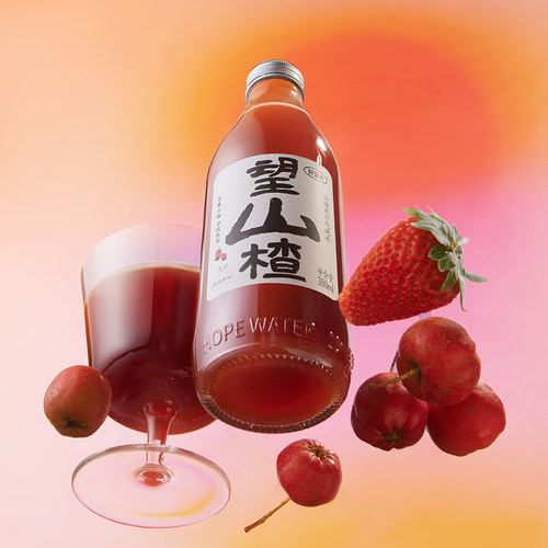好望水望山楂汁气泡水饮料果汁汽水小瓶气泡水碳酸露营饮料整箱 - 图3