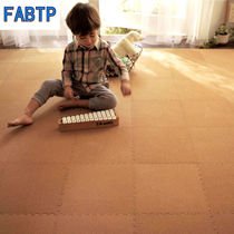 Wood Flooring Soundproofing Mat Cork Ground Mat Environmentally Friendly Splicing Foam Puzzle Crawling Mat with Cut Balcony Cork Dog