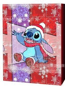 装饰品摆件史迪仔家居设计盲盒摆件布鲁伊狗圣诞节盲盒创意