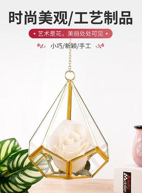 创意几何容器玻璃花房微景观透明玻璃陈列罩家居客厅软装饰品摆件