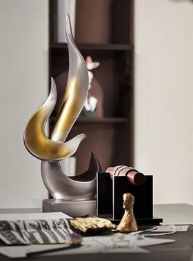 欧式创意模型摆件客厅卧室酒柜电视柜火炬造型树脂工艺品摆件玄关