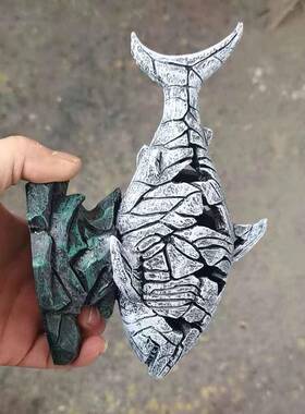 独立站新款当代动物标本雕塑收藏contemporary animal scul