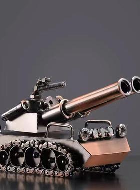 工业风手工铁艺摩托车模型摆件客厅酒柜电视柜装饰品创意家居摆设