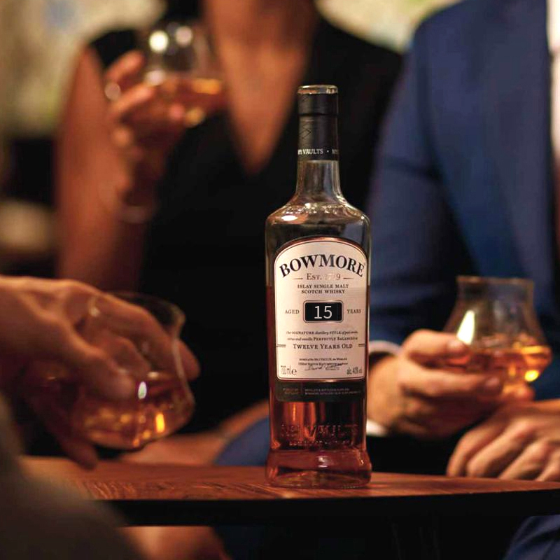 Bowmore/波摩15年1000ML苏格兰单一麦芽威士忌酒海外正品进口洋酒 - 图2