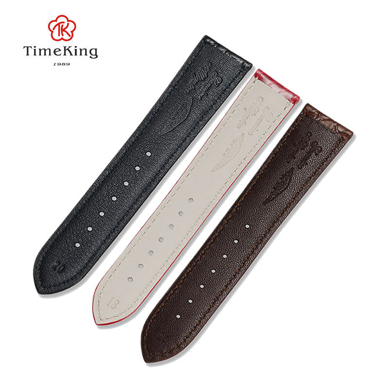 欧米茄萧邦伯爵美洲鳄鱼皮圆纹表带 timeking配件