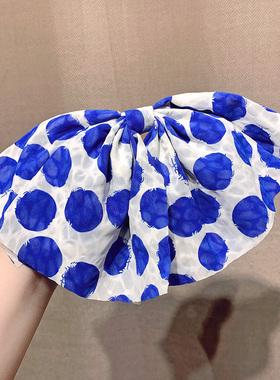 雅如初发夹缎面日韩大蝴蝶结