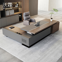 Boss Desk Desk Modern Minima High-end Presidents Office Big Bandae Manager Table & Chairs Combination