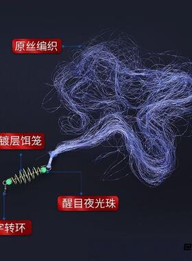 霸王捆6目海豆10克铅坠抓鱼霸王捆手撒网钓简易太空豆鱼网袋装