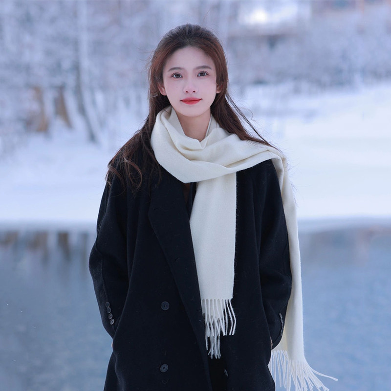 羊绒围巾女冬高级感披肩两用东北哈尔滨旅游防寒装备保暖羊毛围巾,淘宝优惠券,粉丝福利购,淘宝优惠卷