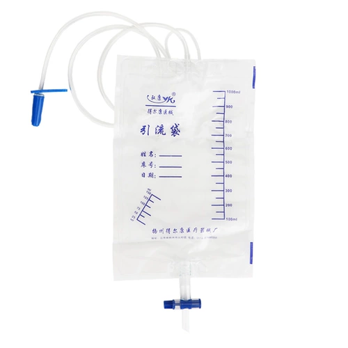 Медицинская дренажная сумка использует прозрачность брюшной полости, соединяющая мочевые спиральные спиральные соединения мочеиспускания в одно время