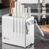 Japanese-style knife rack multi-functional household kitchen knife chopstick cage shelf chopsticks and knives integrated storage rack