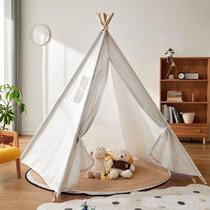 Net Red Picnic Small Tent Triangle Ins Wind White Outdoor Spring Excursion Decoration Wild Cooking Picnic Outdoor Camping