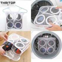 Nylon Washing Mesh Bag Shoes Laundry Net Hanging Wash Machin