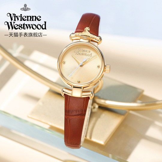 西太后小棕表女表小表盘小巧官方旗舰店正品复古气质腕表女士手表