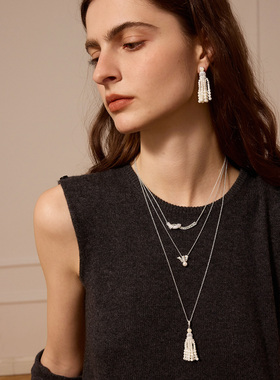 ARSIS复古流苏法式毛衣链女款