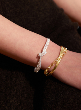 ARSIS法式复古飘带手镯女轻奢