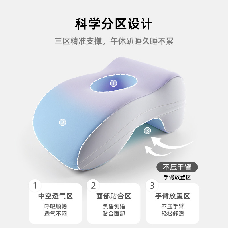 午睡枕趴睡枕初中生小学生儿童午休神器高中生趴桌子睡觉专用枕头,淘宝优惠券,粉丝福利购,淘宝优惠卷