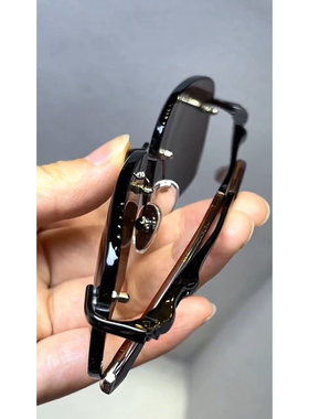 东海水晶眼镜纯天然高档太阳镜原石原色100%正品高清耐磨养眼护