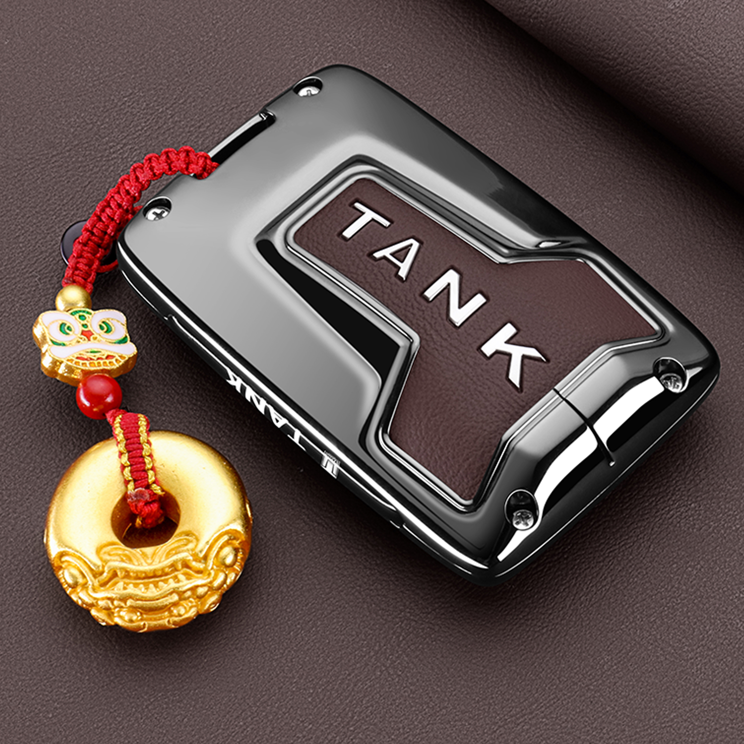 2025新款坦克300钥匙套23/24/25款400hitz金属500hi4t车700包扣壳 - 图1