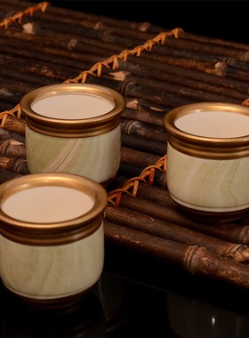 陶瓷供水杯供佛杯佛前供奉仙家