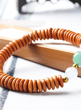 极速童心b饰界精品老油橄榄核手串男女士手工文玩菩提饰品单圈佛