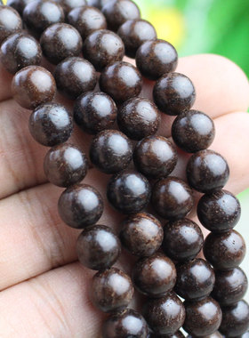 极速皮灰木手串原木108颗佛珠手链项H链皮黑木似越南土沉香木老料