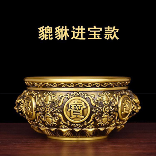 纯铜香炉宣德炉家用供奉线香炉复古茶道香薰炉室内供佛貔貅檀香炉_虎窝淘