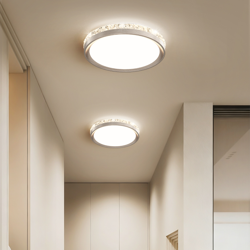 Pasha Aisle Light 2025 New Light Luxury Style Balcony Light High-end Ice Crack Corridor Cloakroom Ceiling Light