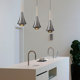 Pasha bedroom bedside long chandelier