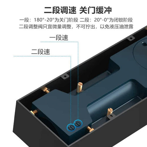 海达超重型1000kg地弹簧玻璃门大铜门大铁门360度旋转重型装饰门 - 图1
