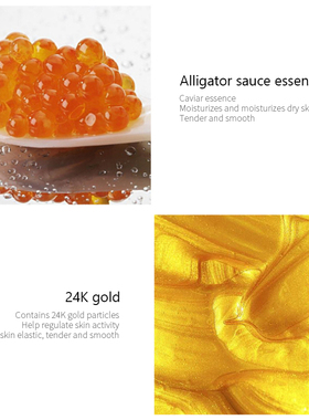 60PC Gold Caviar Crystal Collagen Eye Mask Anti-Wrinkle