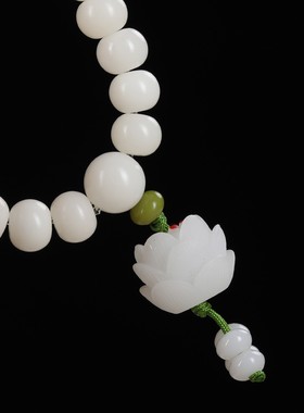 2026白玉菩提根手串菩提子佛珠diy莲花念珠手链男女百搭手环文玩