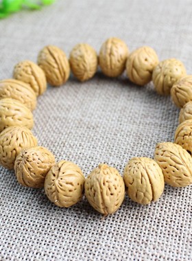 2026厂家直销桃核手串脑纹蟠桃佛珠念珠手錬文玩饰品男女